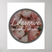 tägliche Bekräftigung der Arbeit Poster (Vorne)