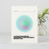 tägliche Bestätigung Einladung (Stehend Vorderseite)