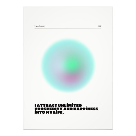 tägliche Bestätigung Fotodruck (Vorne)