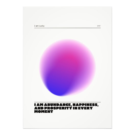 tägliche Bestätigung Fotodruck (Vorne)