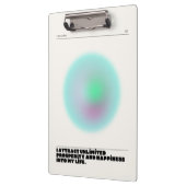 tägliche Bestätigung Klemmbrett (Links)