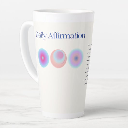 tägliche Bestätigung Milchtasse (Linke Ecke)