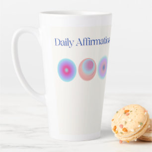 tägliche Bestätigung Milchtasse