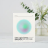 tägliche Bestätigung Postkarte (Stehend Vorderseite)