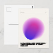 tägliche Bestätigung Postkarte (Vorne/Hinten)