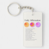 tägliche Bestätigung Schlüsselanhänger (Vorderseite)