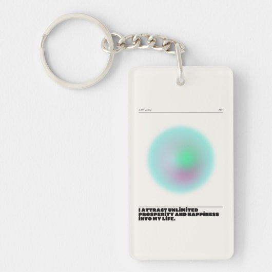 tägliche Bestätigung Schlüsselanhänger (Vorderseite)