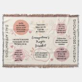 Tägliche Bestätigungen nach christlichen Bibelvers Decke (Vorderseite)