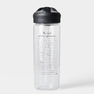 Tägliche Beweiserkennung Personalizable-Name Trinkflasche