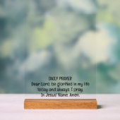 TÄGLICHE BIBLE AFFIRMAS Christlich anpassbar Acrylschild (Neutral)