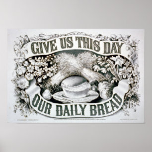 TÄGLICHE BREAD-PRINT POSTER