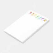 Tägliche Crawling-Memos Post-it Klebezettel (angewinkelt)