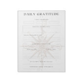 Tägliche Dankbarkeit & Mood Tracker Notizblock (Rotiert)