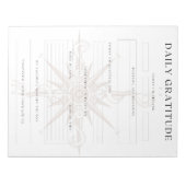 Tägliche Dankbarkeit & Mood Tracker Notizblock (Vorderseite)