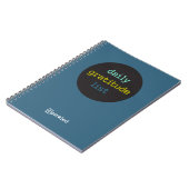 Tägliche Dankbarkeits-Zeitschrift Notizblock (Linke Seite)