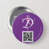 Tägliche Dosis des Tanz-Knopfes Button (Vorne & Hinten)