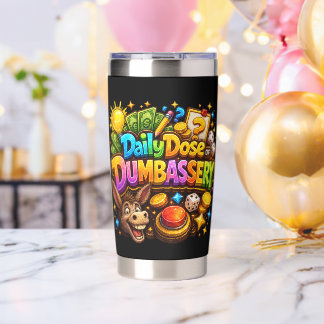 Tägliche Dosis Dummheit-Thermalbecher Thermobecher