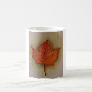 Tägliche Empress Herbstblatt Kaffeetasse