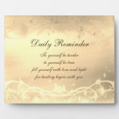 Tägliche Erinnerung Fotoplatte (Vorderseite)