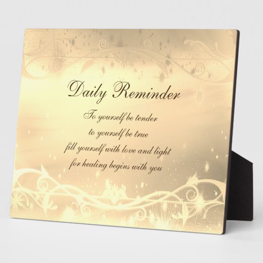 Tägliche Erinnerung Fotoplatte (Seite)