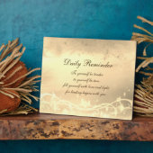 Tägliche Erinnerung Fotoplatte (Seite)