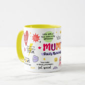 Tägliche Erinnerungs-Tasse für Mütter Tasse (Vorderseite Links)