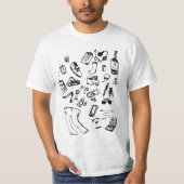 Tägliche Gegenstände T-Shirt (Vorderseite)