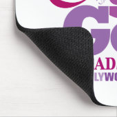 TÄGLICHE gelassene WORD® "gehen, lassen Gott" Mousepad (Ecke)