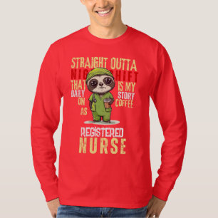 Tägliche Geschichte Schicht Berufskrankenschwester T-Shirt