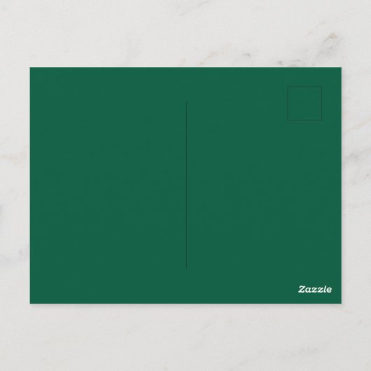 Tägliche Golfvorhersage Postkarte (Rückseite)