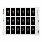 tägliche Kaffeemugspiration Adressaufkleber (Vorne)