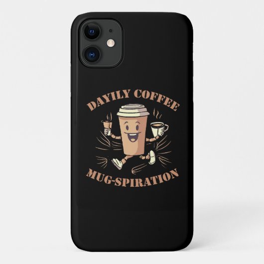 tägliche Kaffeemugspiration Case-Mate iPhone Hülle (Rückseite)