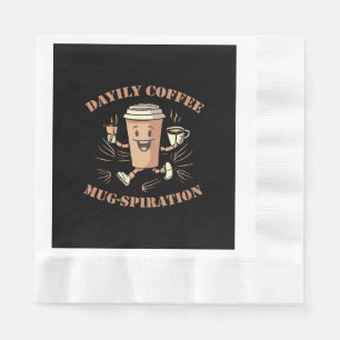 Tägliche Kaffeetassen-Inspiration Serviette