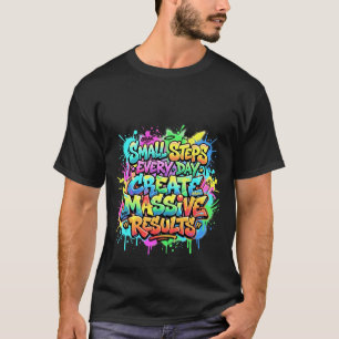 Tägliche kleine Schritte schaffen massive Ergebnis T-Shirt