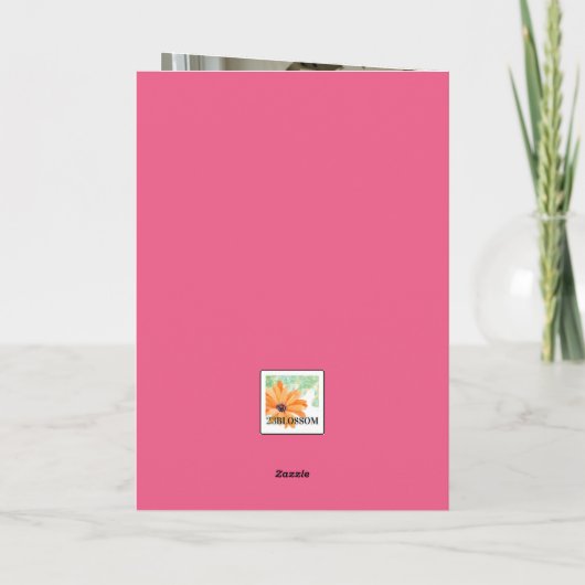 Tägliche Liebe für Mütter Dankeskarte (Rückseite)