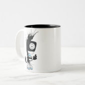 Tägliche Monster-Tasse Zweifarbige Tasse (Vorderseite Links)