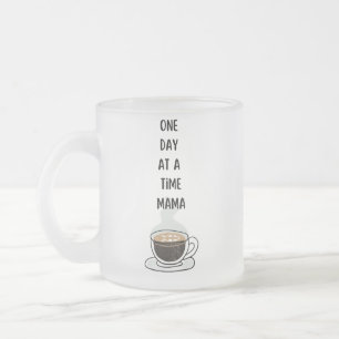 Tägliche Motivations-Tasse - Milchglas Mattglastasse