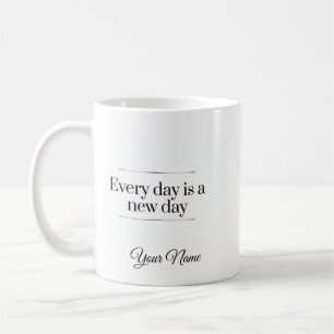 Tägliche Motivationsgeschenk-Zitat-Tasse Kaffeetasse