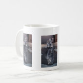 Tägliche niedliche humorvolle Geschenktücher Kaffeetasse (Vorderseite Links)
