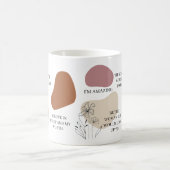 Tägliche positive Bestätigungen Kaffeetasse (Mittel)
