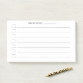 Tägliche Post-Itanmerkungen des Post-it Klebezettel (Auf Schreibtisch)