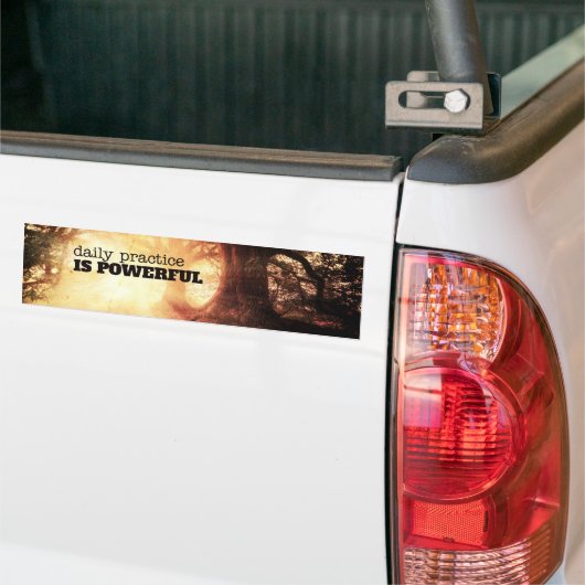 Tägliche Praxis Autoaufkleber (Auf Lkw)