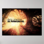 Tägliche Praxis Poster (Vorne)