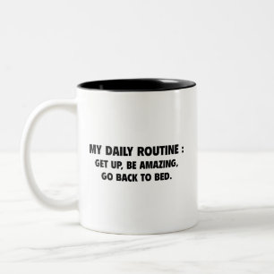 Tägliche Routine Kaffeetasse
