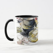 Tägliche Schleifenkaffee-Tasse Tasse (Links)