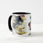 Tägliche Schleifenkaffee-Tasse Tasse (Vorderseite Links)