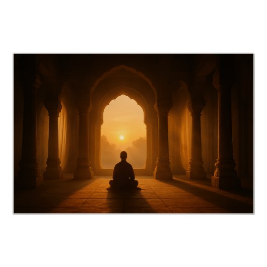 Tägliche spirituelle Routine Poster (Vorderseite)