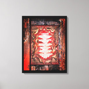 Tägliche Stimmen Leinwanddruck