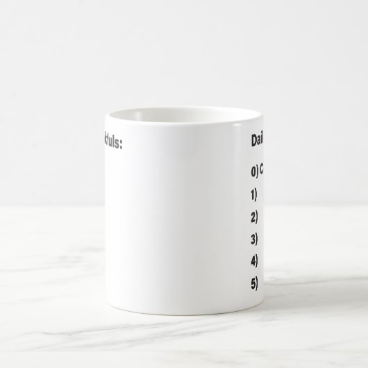 Tägliche Tasse (Mittel)