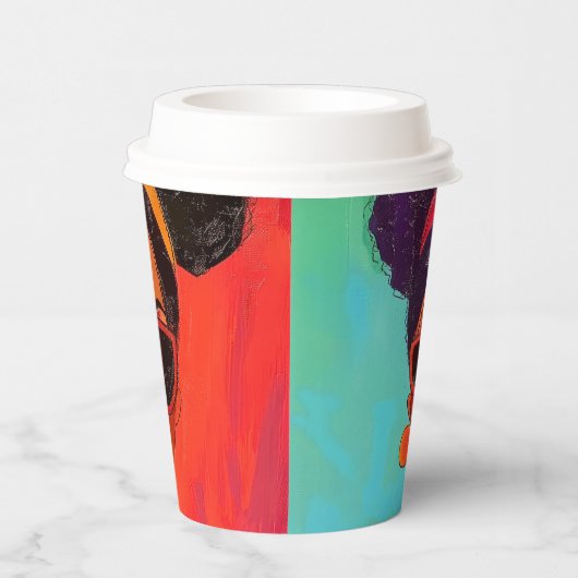 Tägliche Trinkpapiertassen von KAB Pappbecher (Rechts)